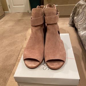 Sole Society Peeptoe Booties